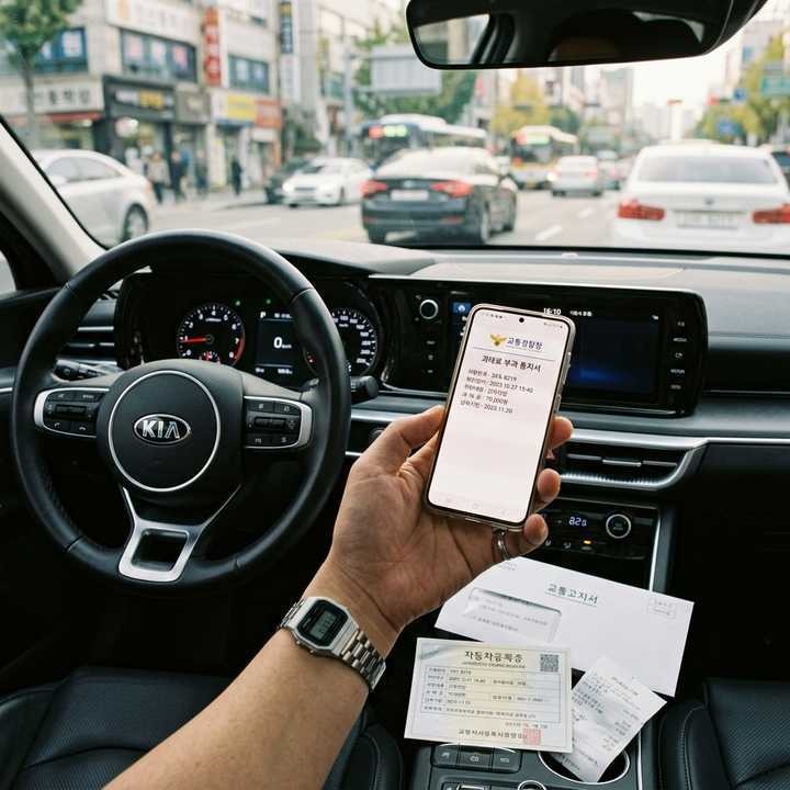 자동차 과태료 미납 조회 방법