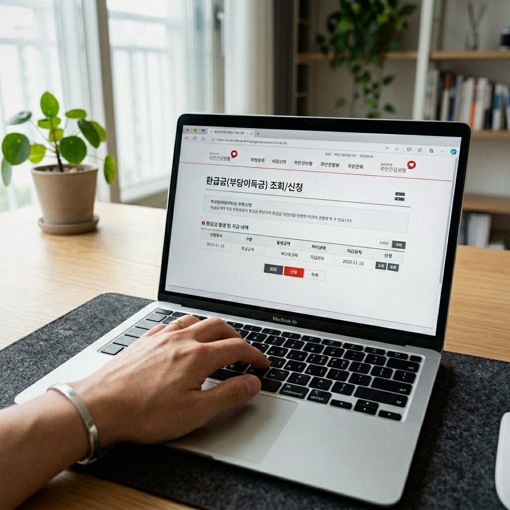 건강보험 환급금 조회 신청 방법