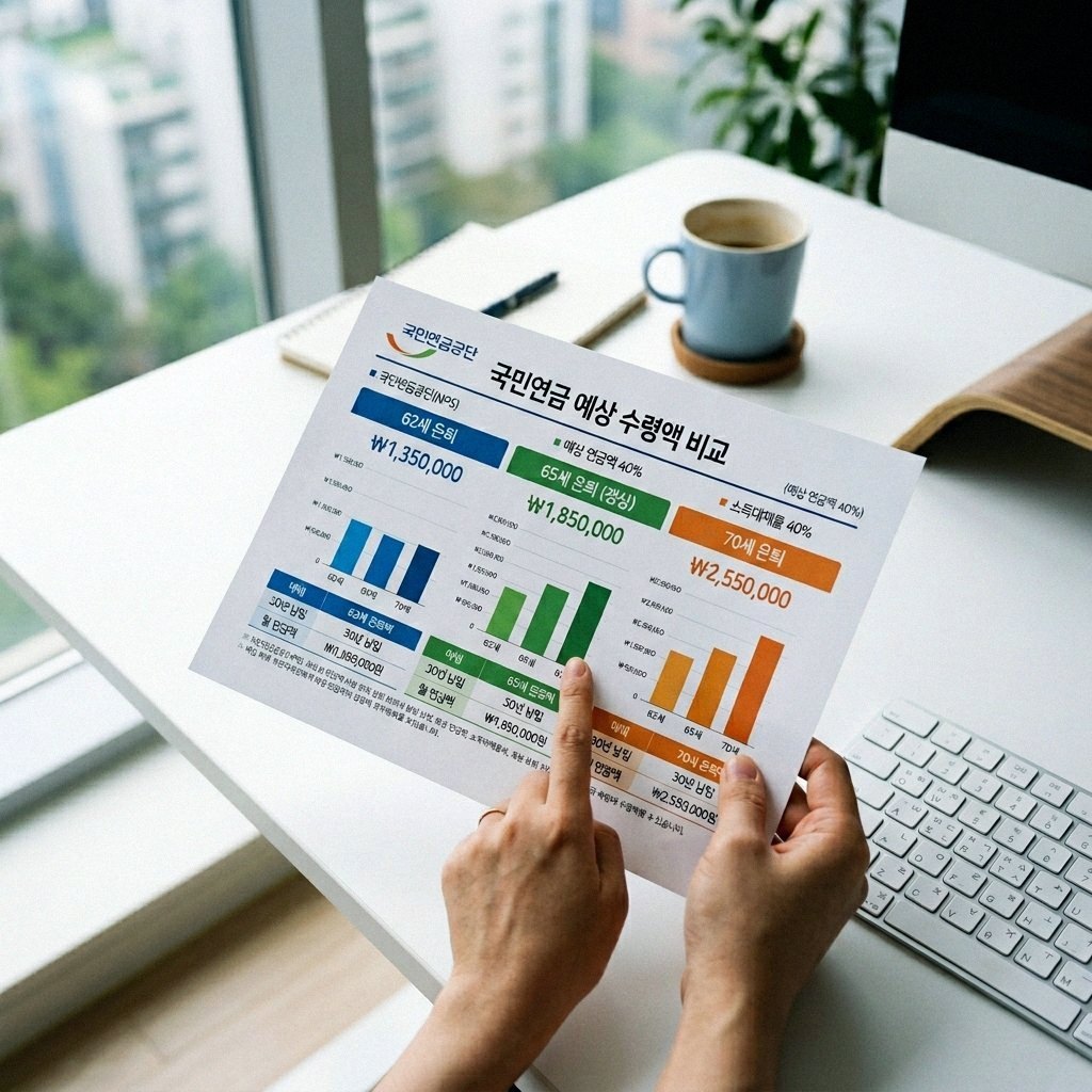 복지로 모의계산 연금 수령액 조회