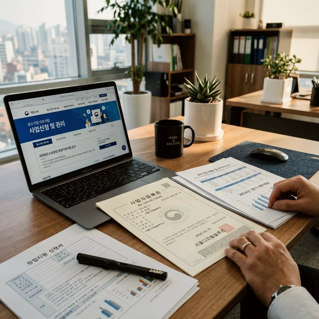 소상공인 중기부 지원금 대상자 확인