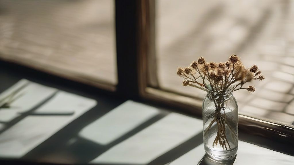책상 앞에 앉아 글을 쓰고 있는 한국인 작가의 뒷모습