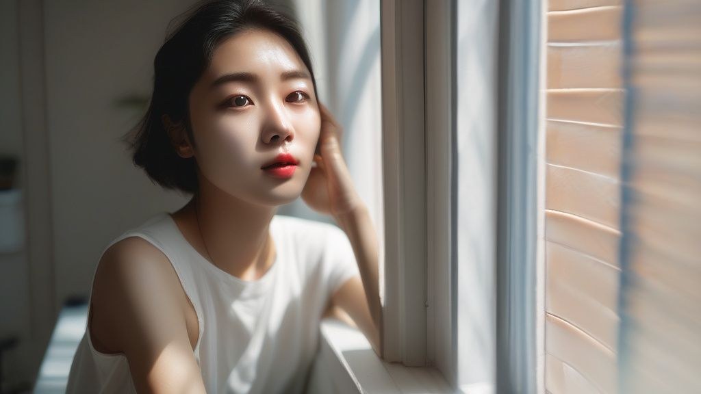 깔끔하게 정리된 책상 위에 놓인 노트북과 메모장