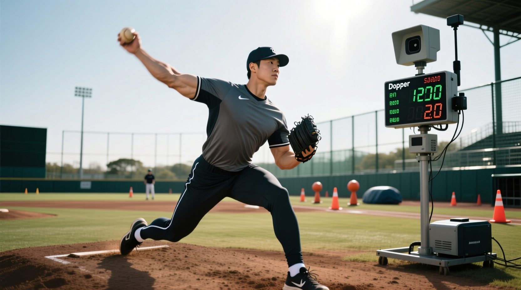 KBO 신인 드래프트 트라이아웃에서 148km 강속구를 기록한 투수